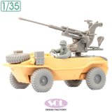 SOL MODEL[MM972]1/35 WWII ドイツ 2cm Gebirgsflak 38搭載シュビムワーゲン166型対空自走砲 コンバージョンセット ドライバー付(タミヤ用)