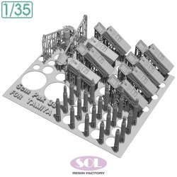 画像3: SOL MODEL[MM974]1/35 WWII ドイツ 5cm対戦車砲Pak38 ディテールアップセット(タミヤ用)