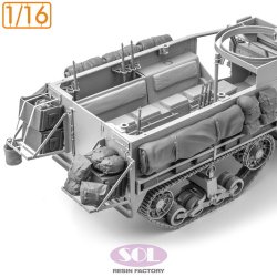 画像3: SOL MODEL[MM976]1/16 WWII アメリカ M3A1ハーフトラック アクセサリーセットB
