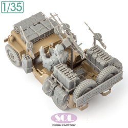 画像3: SOL MODEL[MM980]1/35 WWII イギリス SAS 1/4トン4x4パトロールカー コンバージョンキット