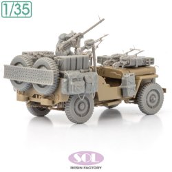 画像4: SOL MODEL[MM980]1/35 WWII イギリス SAS 1/4トン4x4パトロールカー コンバージョンキット