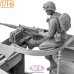 画像2: SOL MODEL[MM996]1/16 WWII アメリカ M3A1ハーフトラック機関銃手&M2 .50口径重機関銃セット (2)