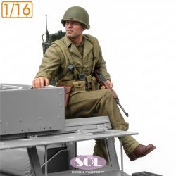 画像1: SOL MODEL[MM997]1/16 WWII アメリカ 野戦無線通信手