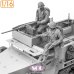 画像3: SOL MODEL[MM998]1/16 WWII アメリカ M3A1ハーフトラック乗員&M2 .50口径重機関銃セット(2体入) (3)