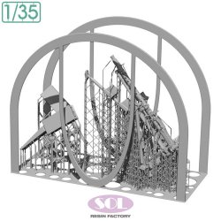 画像4: SOL MODEL[MM999]1/35 WWII ドイツ ラフェッテ機銃架搭載 MG34機関銃 低姿勢セット