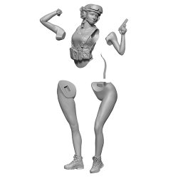 画像3: SOL MODEL[MM384]1/35 潜入要員デボラ(3D)