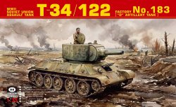 画像1: ピッグモデル[PIG35-010]1/35 T-34/122 ("D" 自走砲) 第183工場