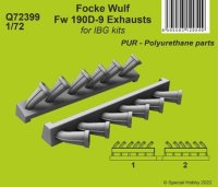 CMK[CMKQ72399]1/72 Fw190D-9 排気管 (IBG用)