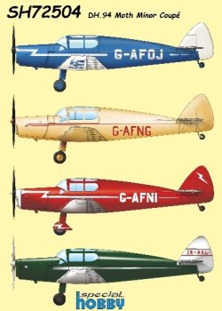 画像2: スペシャルホビー[SPHSH72504]1/72 DH.94 モス・マイナー・クーペ 軽スポーツ機