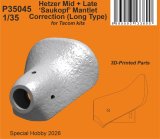 CMK[CMKP35045]1/35 38式軽駆逐戦車 ヘッツァー中期・後期用 ザウコップ防盾 (長タイプ)(タコム用)