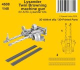 CMK[CMK4508]1/48 ウェストランド ライサンダー用 ブローニング連装機銃 (エアフィックス用)