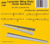 CMK[CMK4509]1/48 ウェストランド ライサンダー主翼スラット (外側) (エアフィックス用)