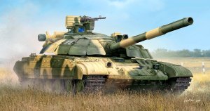 画像1: トランペッター[TR09592]1/35ウクライナ陸軍T-64BM主力戦車 (1)