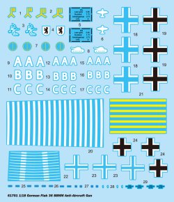 画像7: アイラブキット[ILK61701]1/18 ドイツ軍 88mm FLAK 36 対空砲　