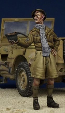 画像1: The Bodi[TBO35160]1/35 WW.II イギリス兵 「砂漠のネズミ」