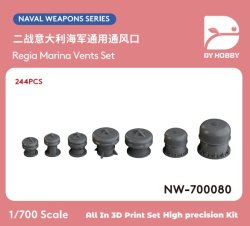 画像1: DYホビー[VICDYH700080]1/700伊海軍 WWII 通風筒セット (WWII 244個)