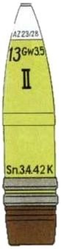 画像3: ピッグモデル[PIG1-004]1/1 8.8cm Sprgr 43 (HE) kwk.43 L71 砲弾 ティーガーII用