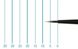 インターロン画筆　１０２６　１／０号（ラウンド・短軸）