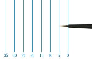 画像1: インターロン画筆　１０２６　３／０号（ラウンド・短軸） (1)