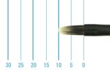 インターロン画筆　１０２７　２号（フラット・短軸）