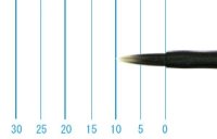 インターロン画筆　１２１４　０号（フィルバート・長軸）