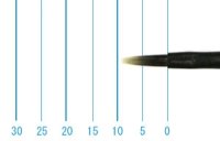 インターロン画筆　２１２８　０号（フラット・長軸）