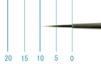インターロン画筆　４１７　３／０号（ラウンド・短軸）