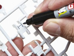 画像2: GSIクレオス[GM301]ガンダムマーカー 流し込みスミ入れペン
