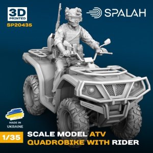 画像1: スパラッハ[SPU20435]1/35 四輪バギーw/ライダー (1)