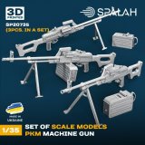スパラッハ[SPU20735]1/35 PKM機関銃 (3個入)