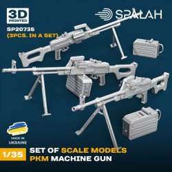 画像1: スパラッハ[SPU20735]1/35 PKM機関銃 (3個入)