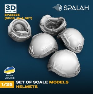 画像1: スパラッハ[SPU23335]1/35 軍用ヘルメット (5個入) (1)