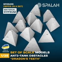 スパラッハ[SPU23435]1/35 "竜の歯" 対戦車防御用障害物(12個入)