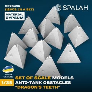 画像1: スパラッハ[SPU23435]1/35 "竜の歯" 対戦車防御用障害物(12個入) (1)
