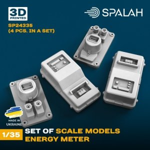 画像1: スパラッハ[SPU24335]1/35 電気メーター (4個入) (1)