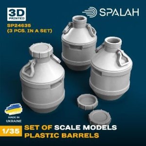 画像1: スパラッハ[SPU24635]1/35 プラスチック製ミルク缶 (1)