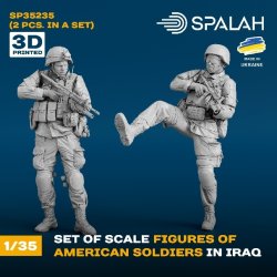 画像1: スパラッハ[SPU35235]1/35 米軍兵士 イラク戦争 (2体入)