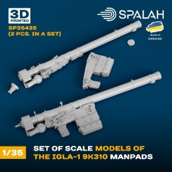 画像1: スパラッハ[SPU35435]1/35 9K310 イグラ-1 携帯地対空ミサイル(2基入)