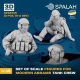 スパラッハ[SPU35735]1/35 現用 M1 エイブラムス 戦車兵 (3体入)