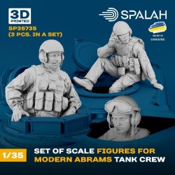 画像1: スパラッハ[SPU35735]1/35 現用 M1 エイブラムス 戦車兵 (3体入)