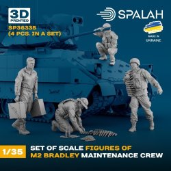 画像1: スパラッハ[SPU36335]1/35 M2 ブラッドレー 整備兵セット (4体入)