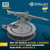スパラッハ[SPU36635]1/35 レオパルト2 装填手ハッチ(MG3機関銃付)