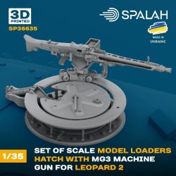画像1: スパラッハ[SPU36635]1/35 レオパルト2 装填手ハッチ(MG3機関銃付)