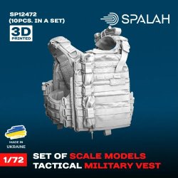 画像3: スパラッハ[SPU12472]1/72 タクティカルベスト (10個入)