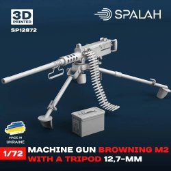 画像1: スパラッハ[SPU12872]1/72 ブローニング M2w/三脚