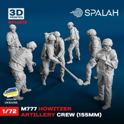 画像1: スパラッハ[SPU14272]1/72 M777榴弾砲 砲兵セット (7体入)