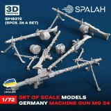 スパラッハ[SPU18372]1/72 MG-34 機関銃 (5個入)