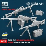 スパラッハ[SPU20772]1/72 PKM機関銃 (3個入)
