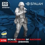 スパラッハ[SPU30472]1/72 DShK 12.7mm機関銃 射手