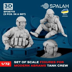 画像1: スパラッハ[SPU35772]1/72 現用M1エイブラムス戦車兵セット (3体入)